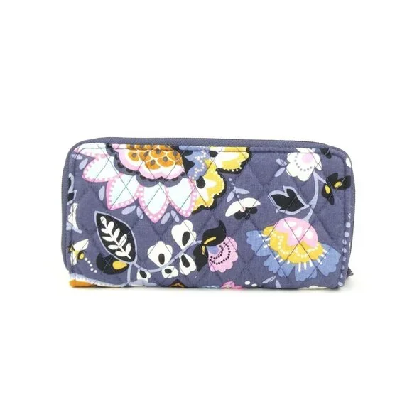 Vera Bradley Charmont Meadow Zip-Around Wallet - Picture 6 of 8
